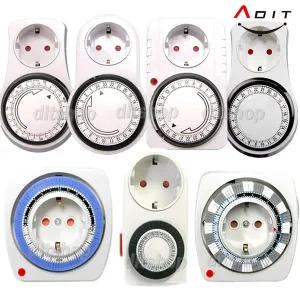 ADIT 24시간 에너지절약 콘센트 타이머 전기타이머 전기 콘센트 타임 스위치 국내 기술 고용량 절전 자동 과부하차단