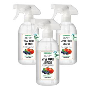 슈가버블 뿌리는 과일야채세정제500mlX3 /잔류농약제거