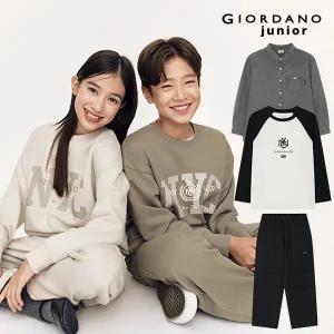 [지오다노주니어] 가을FW 추석빔 장만하기 ! 긴팔티/반바지/빈팔티/추리닝 ~68%OFF