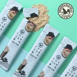 [산과들에]더고소한블랙미숫가루스틱25g*30봉 / 선식 식사대용