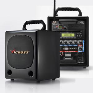 빅보스 VICBOSS PWA-H631CB 충전식 앰프 CD 1채널무선마이크