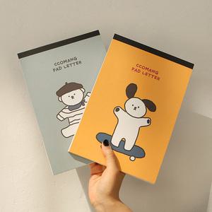 핑크풋 꼬망 패드 편지지