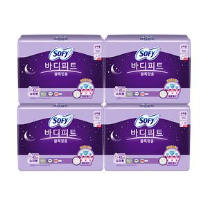 쏘피 바디피트 볼록맞춤 안심숙면 슈퍼롱 10매, 4개