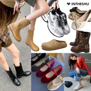 [인더슈30%]  지금 신기좋은 슈즈! 여성샌들 슬리퍼 뮬 슬링백 단화 플랫 스니커즈 정장 캐쥬얼코디