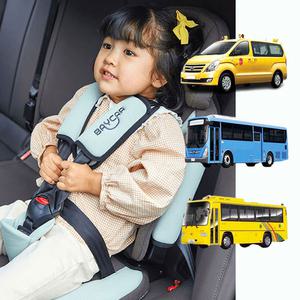 베이카 휴대용 주니어카시트 버스 택시 어린이집 유치원 통학버스 뒷자석3열장착카시트