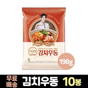 (삼립우동) 삼립 하이면 김치우동 198g x 10봉