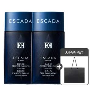 에스까다 옴므 퍼펙트 블루 EX 에멀전 150ml 2개(단품)+쇼핑백 / 남성화장품 로션
