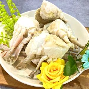 하늘씨푸드 연평도 제철 숫꽃게 냉동 절단 꽃게 1kg 봄 가을 급속냉동