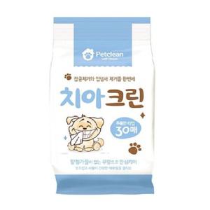 [고래별]펫크린 치아 안심케어 크린티슈 30매
