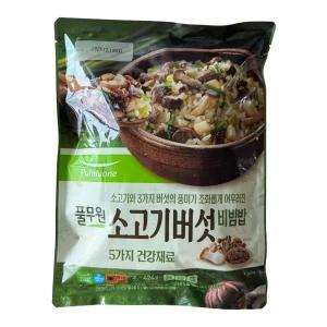 풀무원 생가득 소고기 버섯 비빔밥 424g