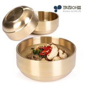 키친아트 티타늄 이중진공 탕기 곰탕 갈비탕 국그릇 면기