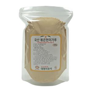 대명이유식 국산 볶은현미가루 500g 쪄서볶은 현미미숫가루 분말 선식
