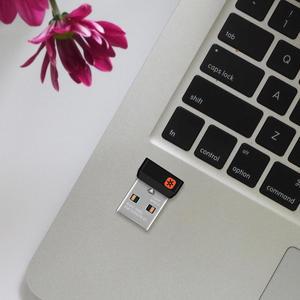 로지텍 마우스 키보드용 2.4GHz 무선 동글 수신기 통합 USB 어댑터 MK365 MK520 MK850 MK540 MK545 에 연결