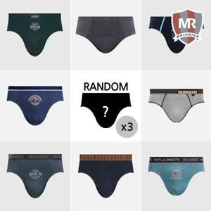 [엠알주니어]주니어 랜덤 삼각팬티 학생속옷 3종세트