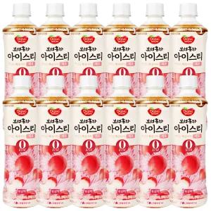 동원 보성홍차 아이스티 제로 복숭아 500ml x 12개 / 음료수 제로칼로리
