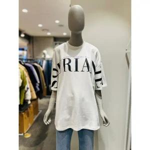 [롯데백화점]클라이드앤 여성 래터링 반팔티셔츠 FNBTS751F