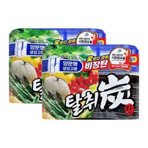애경 냉장고 탈취제 탈취탄 양문형 냉장실용 240g X 2개