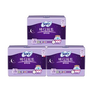 쏘피 바디피트 볼록맞춤 안심숙면 슈퍼롱 10매, 3개