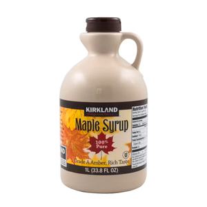 커클랜드 메이플시럽 팬케이크 캐나다 단풍나무 시럽 1000ml 1개