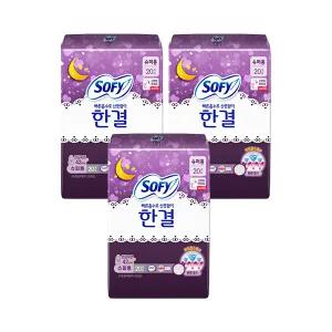 쏘피 한결 안심숙면 슈퍼롱 20매, 3개