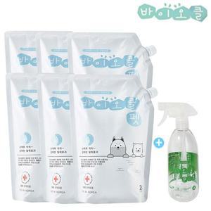 바이오클 펫 2리터x6개+빈 용기 500ml/애견 /b