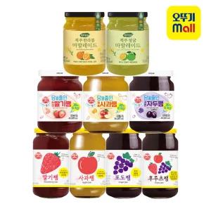 [본사직영][2+2] 오뚜기 BEST 쨈류 골라담기 모음전 /제주담음 한라봉 청귤 마말레이드/딸기잼/저당쨈 라이트앤조이 딸기 사과 자두쨈