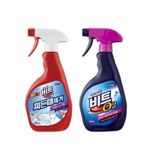 비트 찌든때제거 스프레이 500ml + 얼룩제거 스프레이 500ml 세탁 전처리제