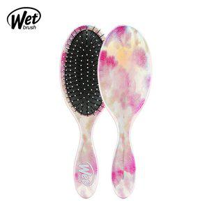 [ 브러쉬]wet brush 워터컬러 타이다이 블러쉬 헤어브러쉬 드라이 빗 극손상모 두피 마사지
