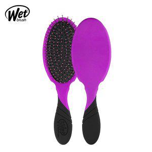 [ 브러쉬]wet brush 프로 디탱글러 퍼플 헤어브러쉬 드라이 빗 극손상모 두피 마사지