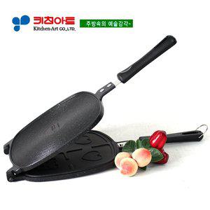 [퀸센스]키친아트 가마솥(마블) 누룽지팬-대형
