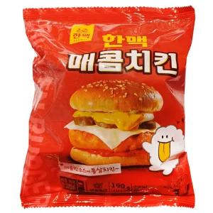 한맥 매콤치킨버거 190g x 20개 햄버거