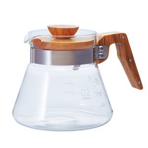 하리오 V60 서버 600ml 올리브우드 VCWN-60-OV, 1개