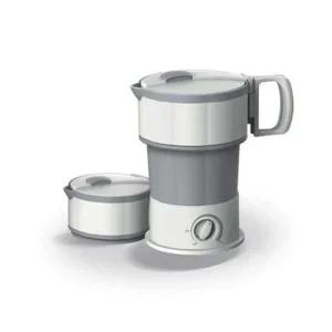 도무스 DK-3632SR 폴딩포트 여행 접이식 실리콘 110v 크림플라워