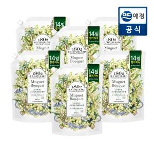 르샤트라 고농축 섬유유연제 뮤게부케 1.6L x 6개 