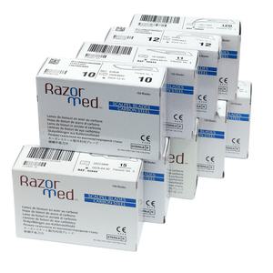 [Razormed] 멸균 의료용칼(Surgical Blade) 메스날 (100개입) - 12/12D/15C