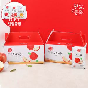 New 영주 햇살듬뿍 사과즙 선물세트 90포 (3세트)+6포 추가