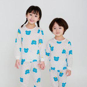 [알록달록]국산 쟈가드 긴팔실내복(스위티베어) 아동.주니어용