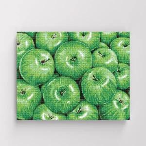 [보리보리/아트박스 POOM]아트박스/아이러브페인팅 DIY캔버스형 보석십자수 40x50cm 재물의 청사과