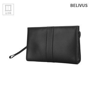 [제이큐]빌리버스 남성 클러치백 소가죽 손가방 캐주얼 가방 BNA084