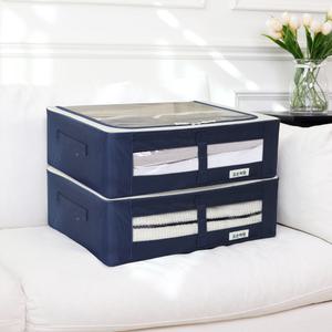 패브릭 와이어 언더베드 리빙박스32L*2P