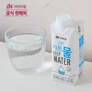 자연드림 JUST 기픈물 종이팩 해양심층수 330mL 18입