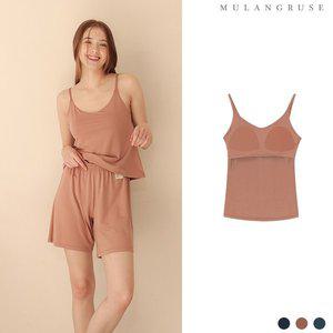 [물랑루즈]프리 인견 브라캐미솔 3종 택1 브라탑/끈나시/노와이어/캡내장/일체형/여름/접촉냉감