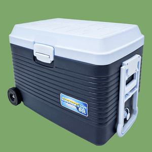 코스모스 레저 바퀴형 아이스박스 WJ-780 네이비 60L
