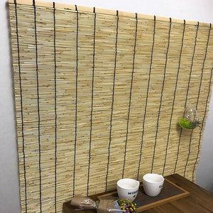 햇빛차단 시원한 그늘막 갈대발 블라인드 가림막/갈대발문 문발 창문가리개 창문발 커튼 차광 현관발