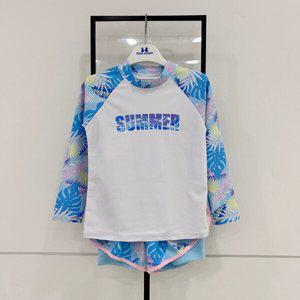JAX3GSW28_1탈렌트클로젯썸머플라워래쉬가드세트
