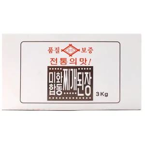 미화 합동 찌개된장 3kg 1개