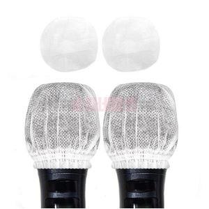 노래방 일회용 마이크 커버 덮개 부직포 위생커버 흰색 코인노래방 대량