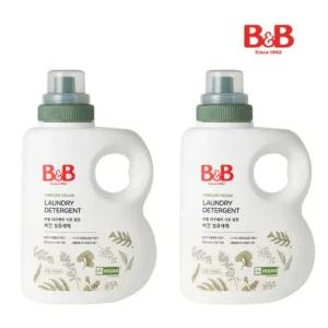 비앤비 비건 섬유세제 1500ml 용기형 2입