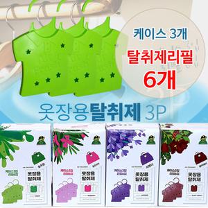 산도깨비 방향제 옷장용탈취제 (리필4g*6개입 / 케이스3개입)