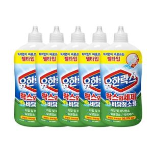 유한락스 락스와세제 바닥청소용 1L x 5개